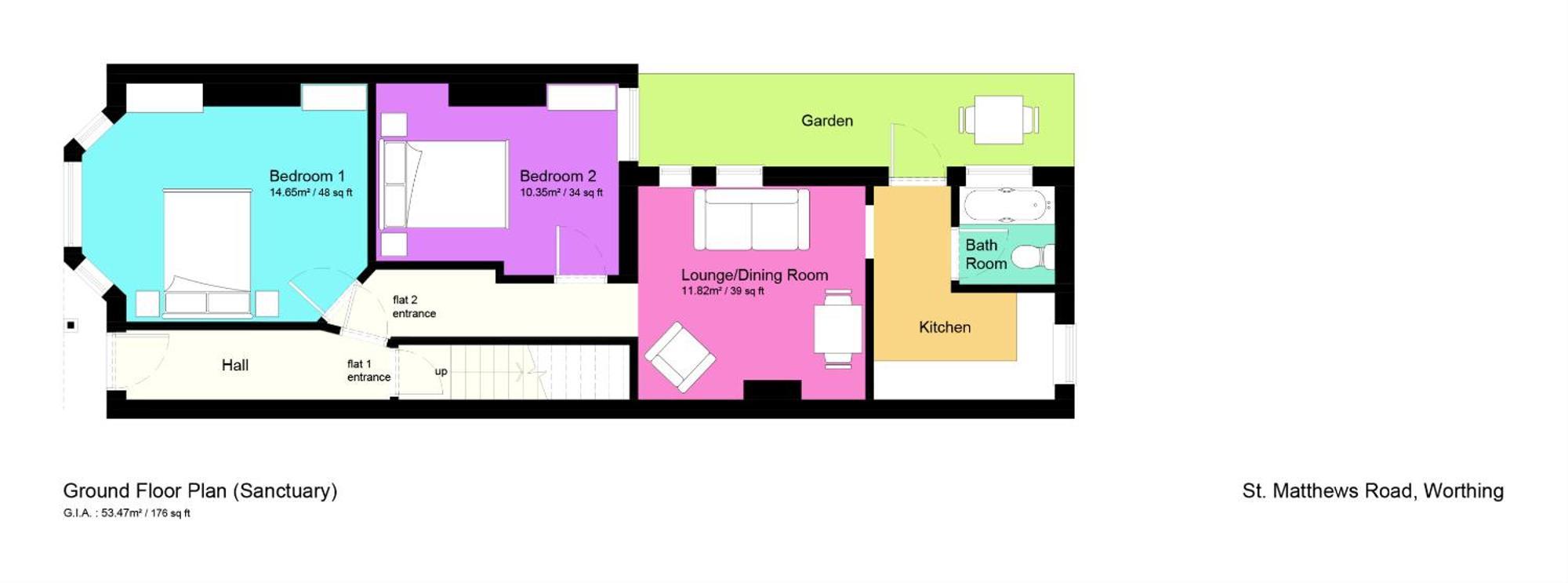 Sanctuary-By-Sea Apartment Worthing Exterior foto